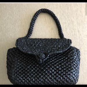 Dolce & Gabbana Raffia black handbag!